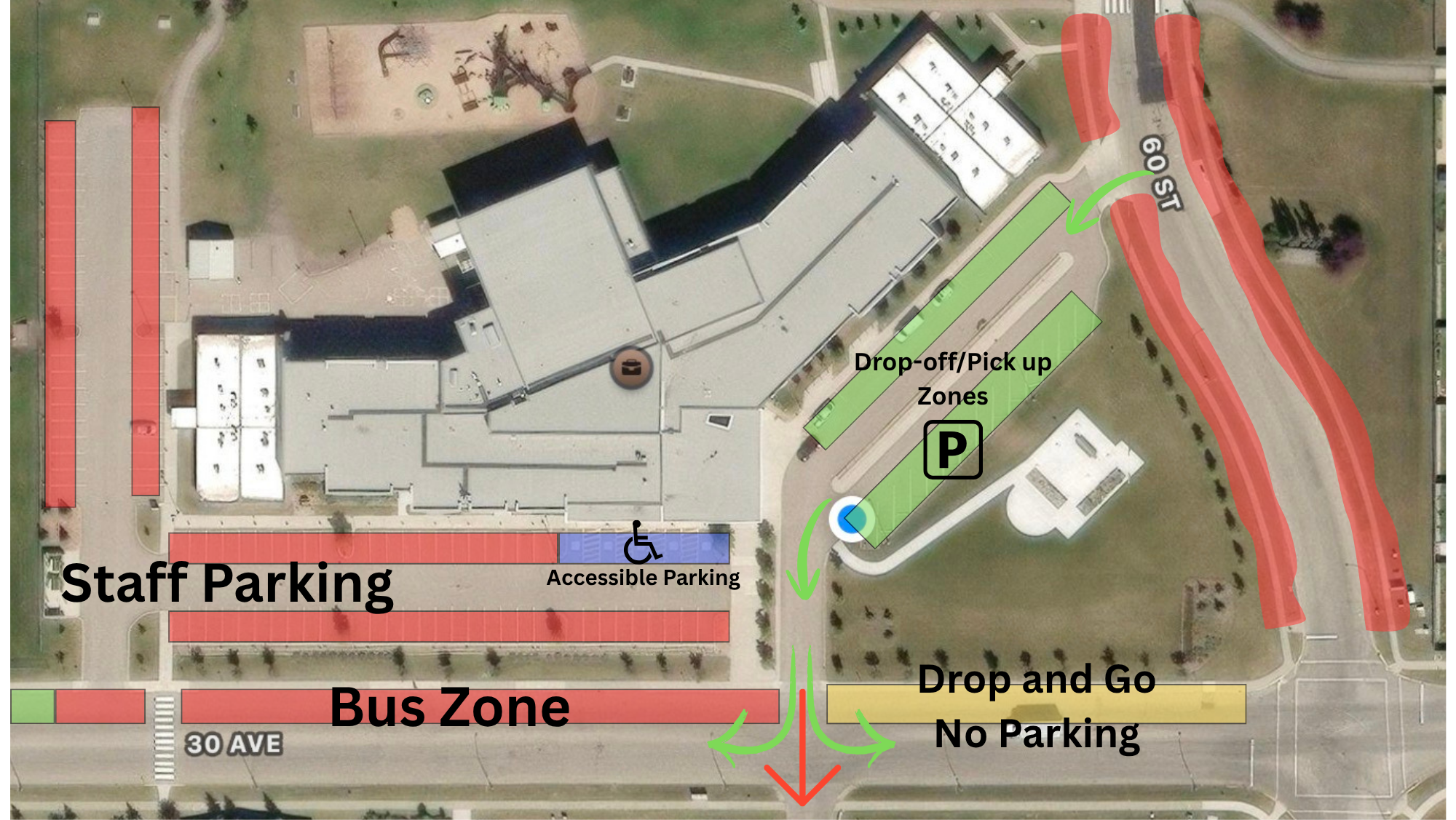 ECVS Parking Map 2026/27
