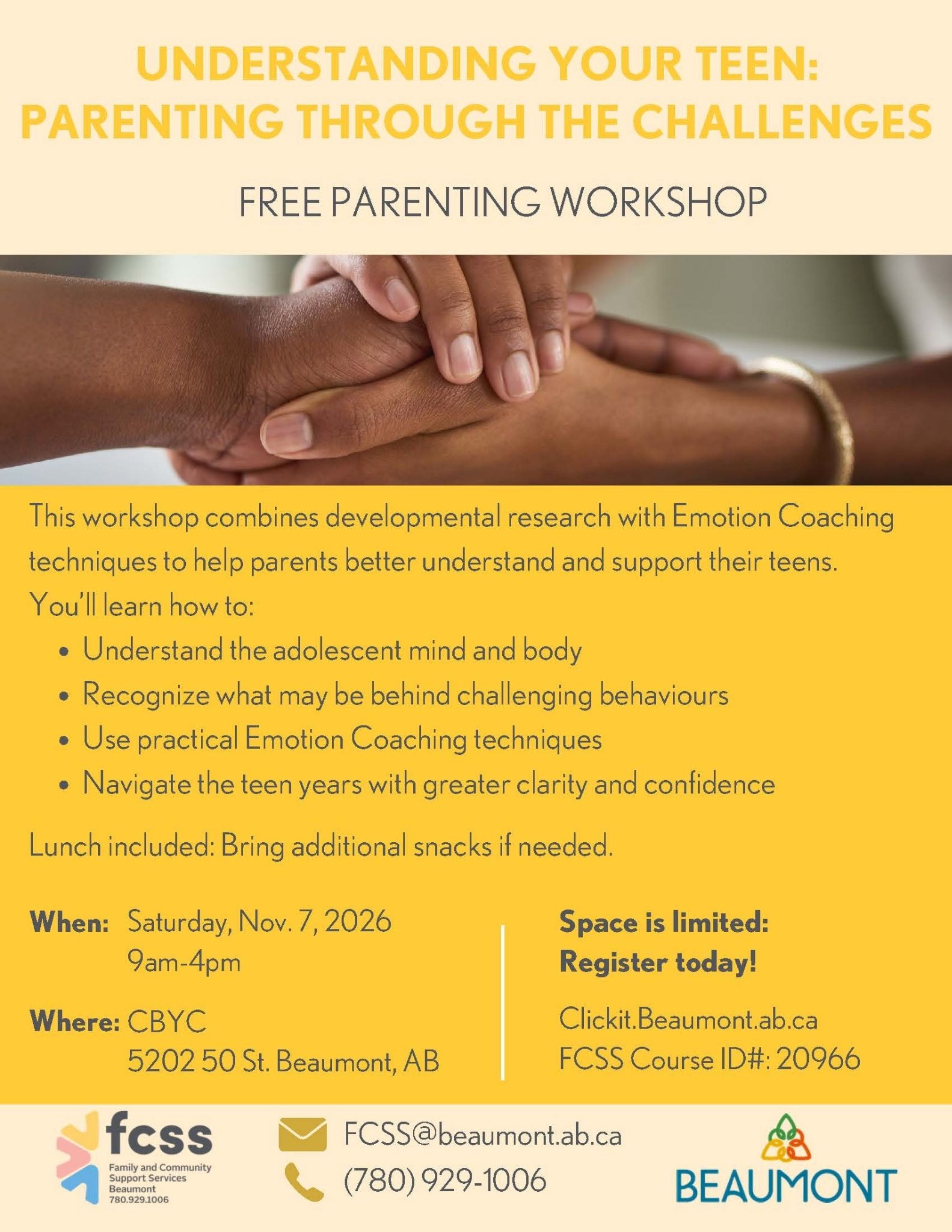 Free Parenting Workshop