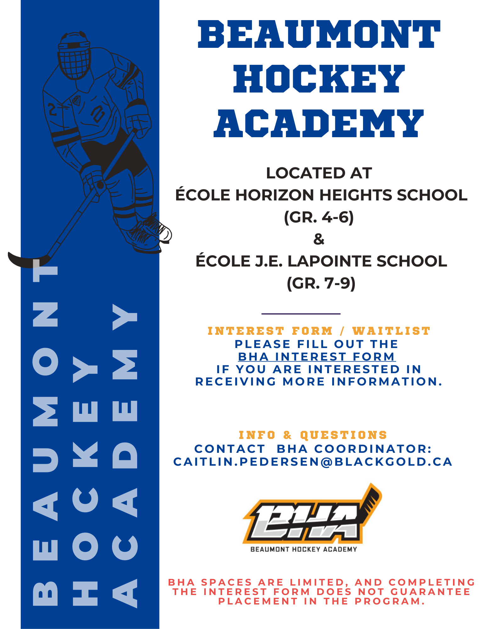 Interested in BHA 2026 27