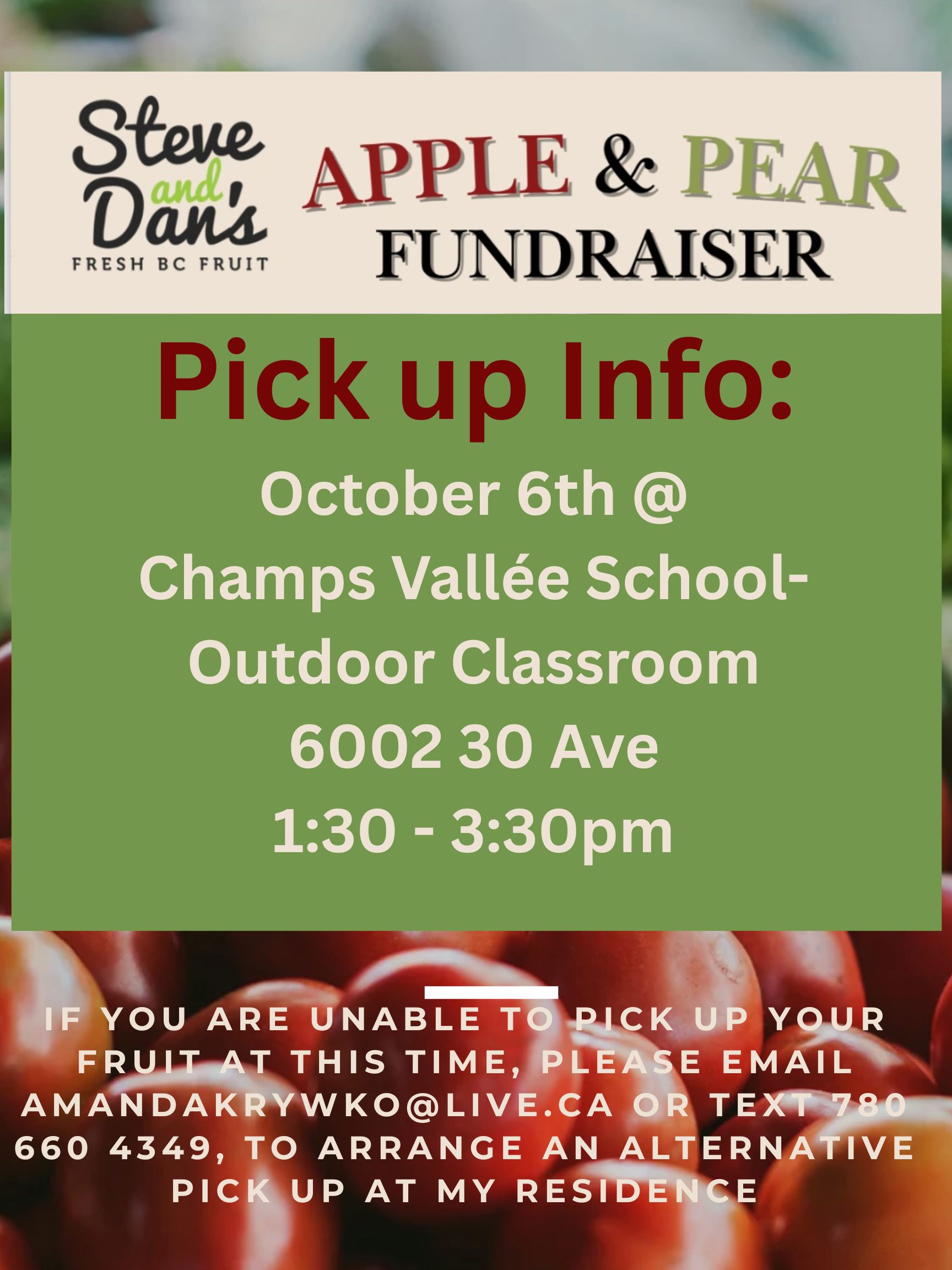 2026 Apple and Pear Pickup